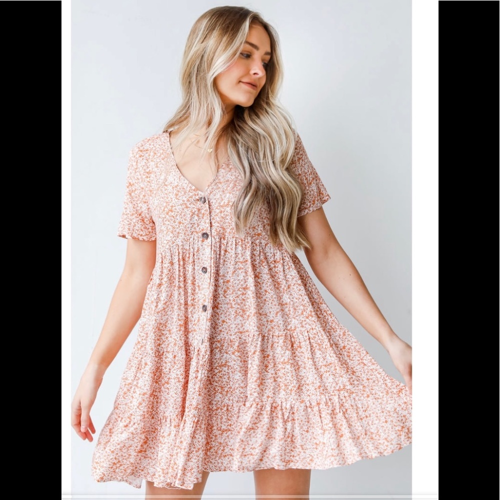 Romwe dress large Blue and white